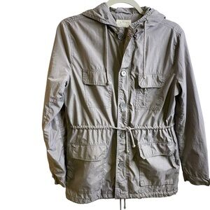 La Hearts Gray Olive Utility Jacket